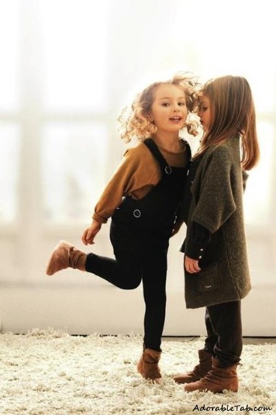 cute, kid, girls, friends, forever, adorable