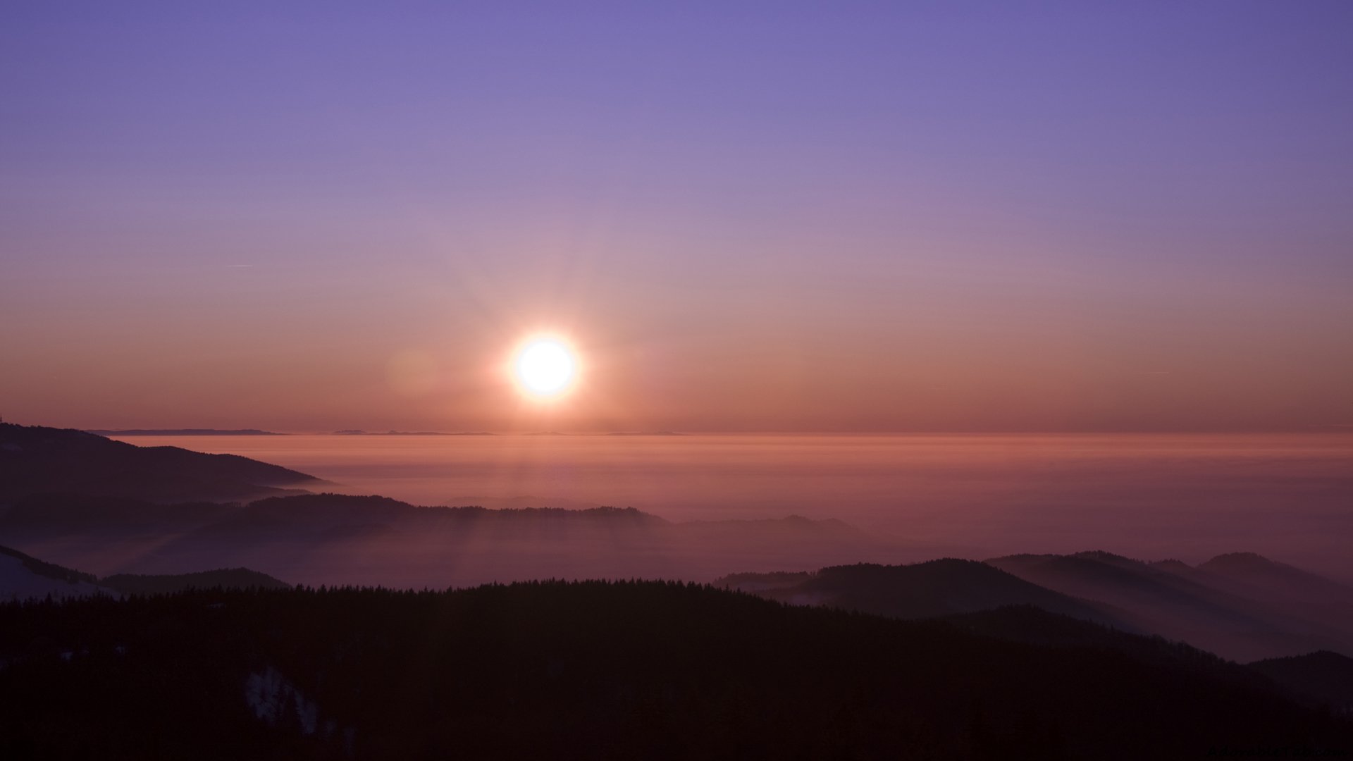 diming, sunset, horizon