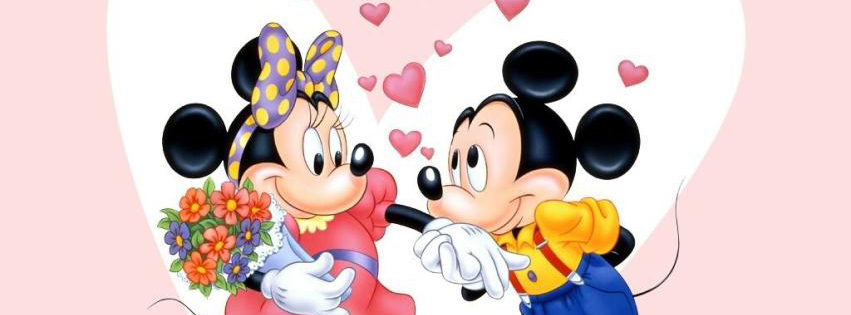 micky, mini, mouse, love, valentine, day, cartoon