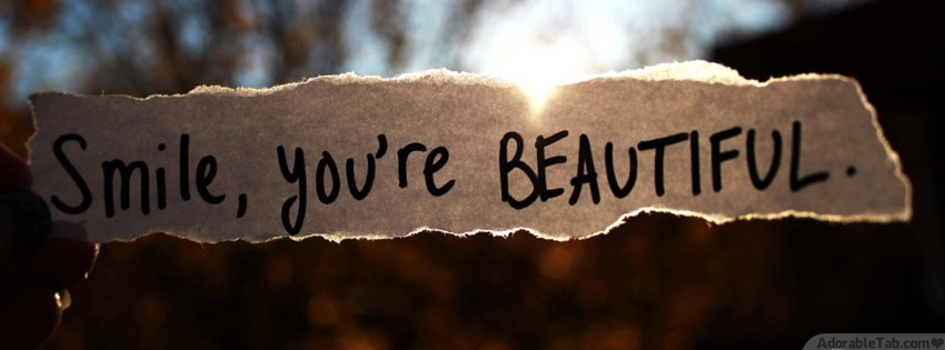 smile, you, are, beautiful
